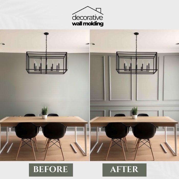 Decorative Wall Molding Kit Peel and Stick Accent Wall Trim CST-002