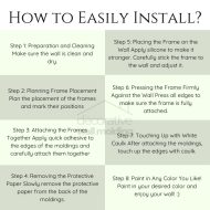 Decorative Wall Molding How to install