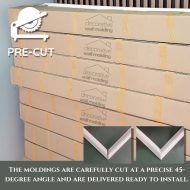 Decorative Wall Molding How to install pre cut wall moldings