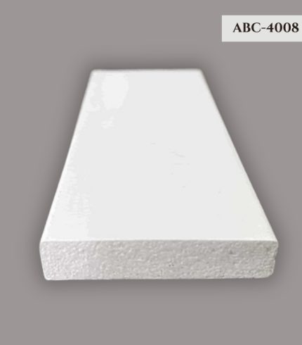 Durable Molding Panel White Paintable Wall Moulding ABC-4008