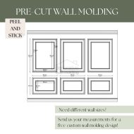 Accent Wall Moulding Kit, Peel and Stick Wall Trim CST-005