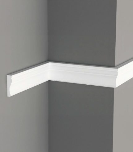 Paintable Wall Molding Durable White Moulding AB-6050